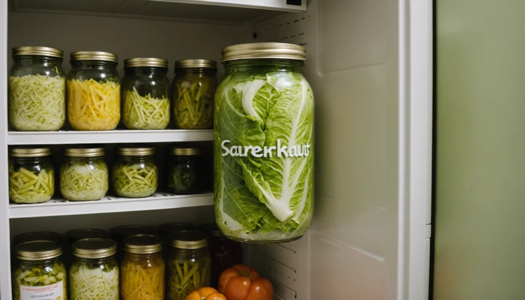 wie lange hält sich sauerkraut im kühlschrank